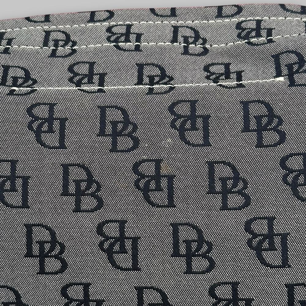 Dooney & Bourke Monogram Canvas Shoulder Bag – Black & Gray - Picture 3 of 5